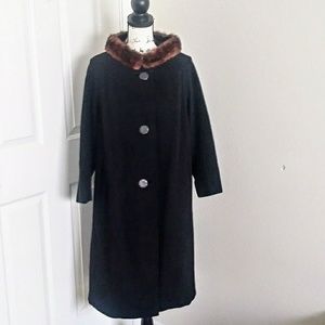 Vtg Mink and Wool Long